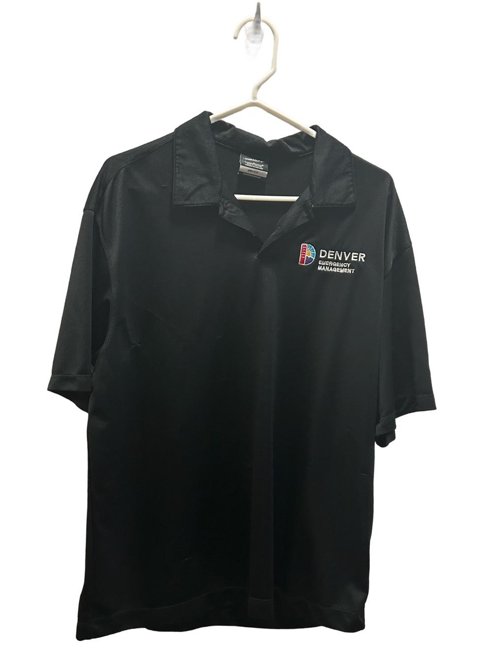 🔥Nike Black Polo with Denver Emergency Management Logo